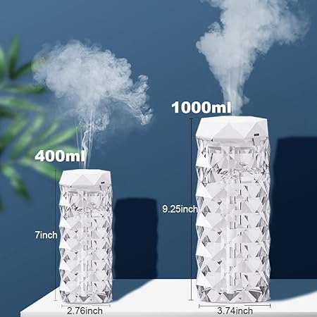 Crystal Lamp Humidifier (400ml)