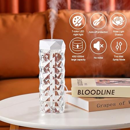 Crystal Lamp Humidifier (400ml)