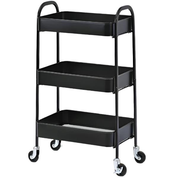 BINCA Kitchen Organizer Trolley 3-Compartment