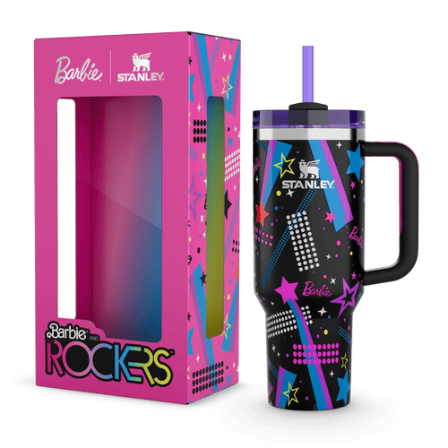 STANLEY QUENCHER TUMBLER – 40oz – BARBIE™ ’80 ROCKERS | Original Packaging - Califora