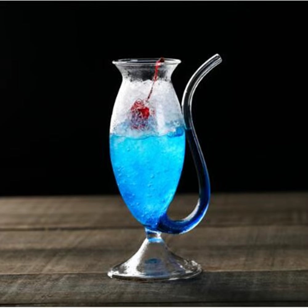 Creative Vampires Glass With Built-in Straw - Califora