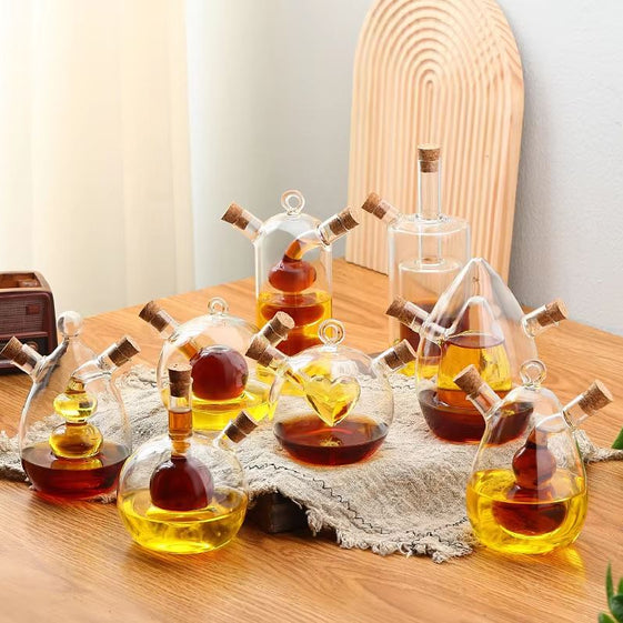 Kitchen Storage Container Glass Oil Pot Vinegar Bottle