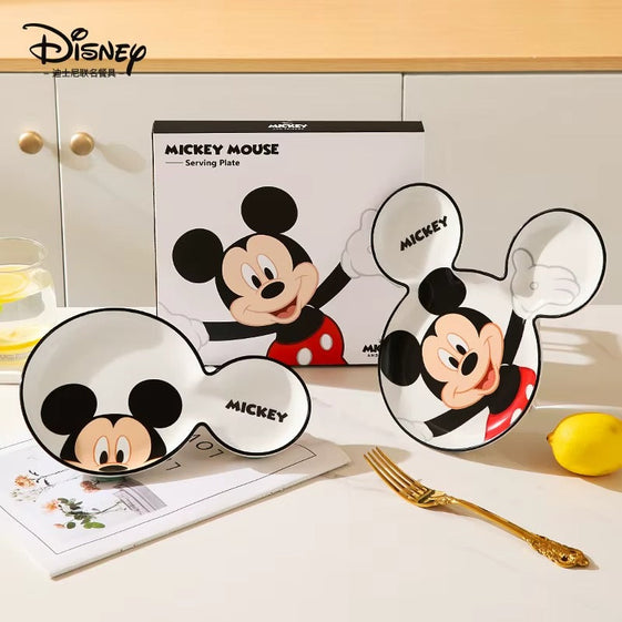 DISNEY Mickey Mouse Ceramic Two Ears Snack Plate - Califora
