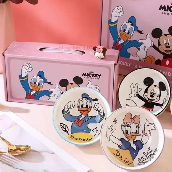 DISNEY Mickey & Friends Ceramic Bowl Set