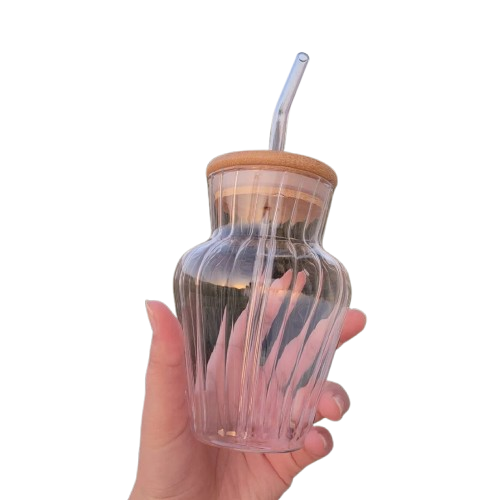 Vase Style Glass With Lid - Califora