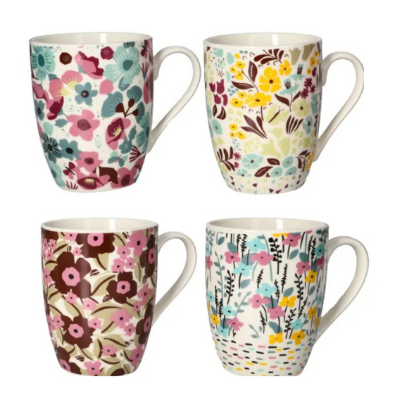 Danny Home™ 4 Pcs Artistic Mugs