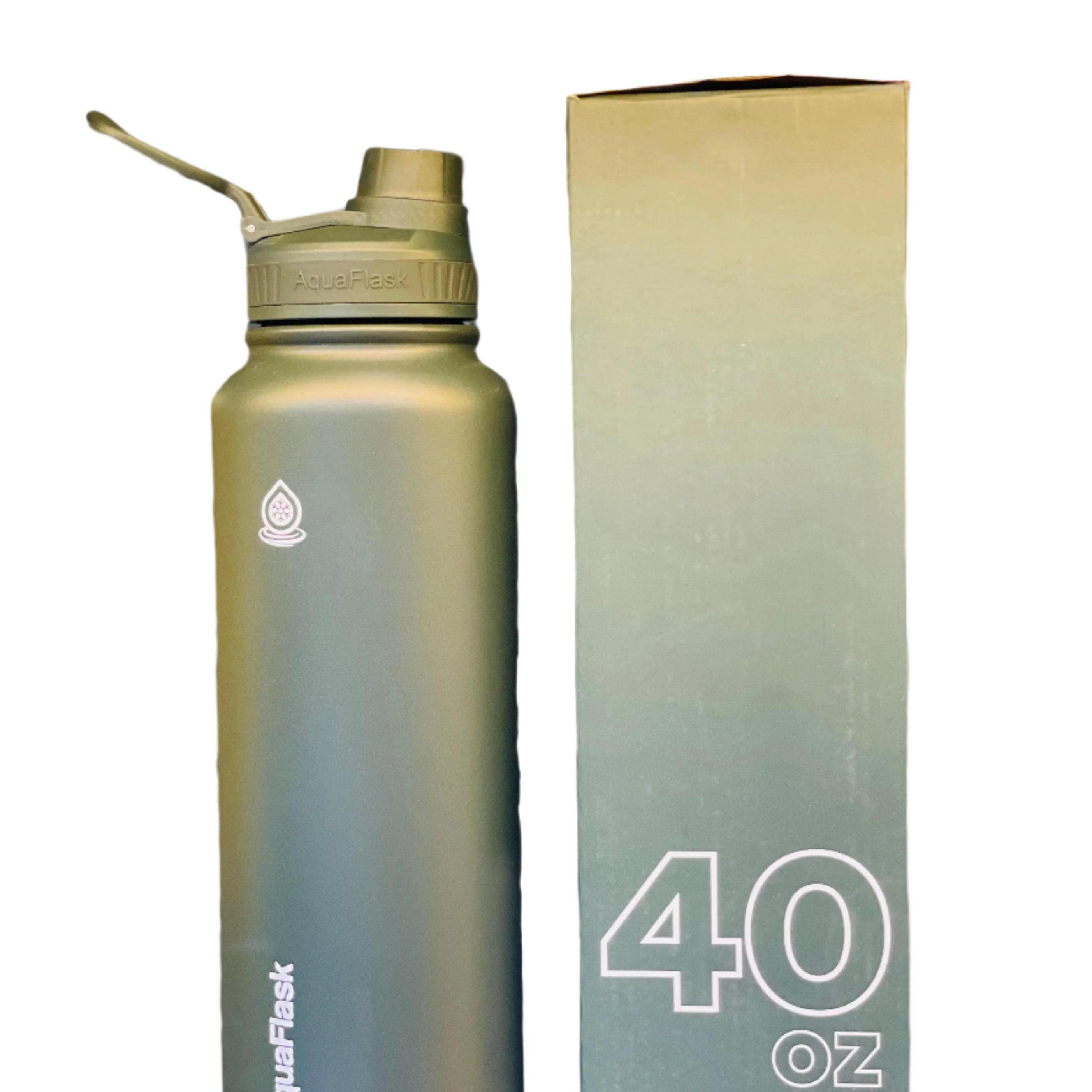 AquaFlask Bottle (40oz) - Moss Green
