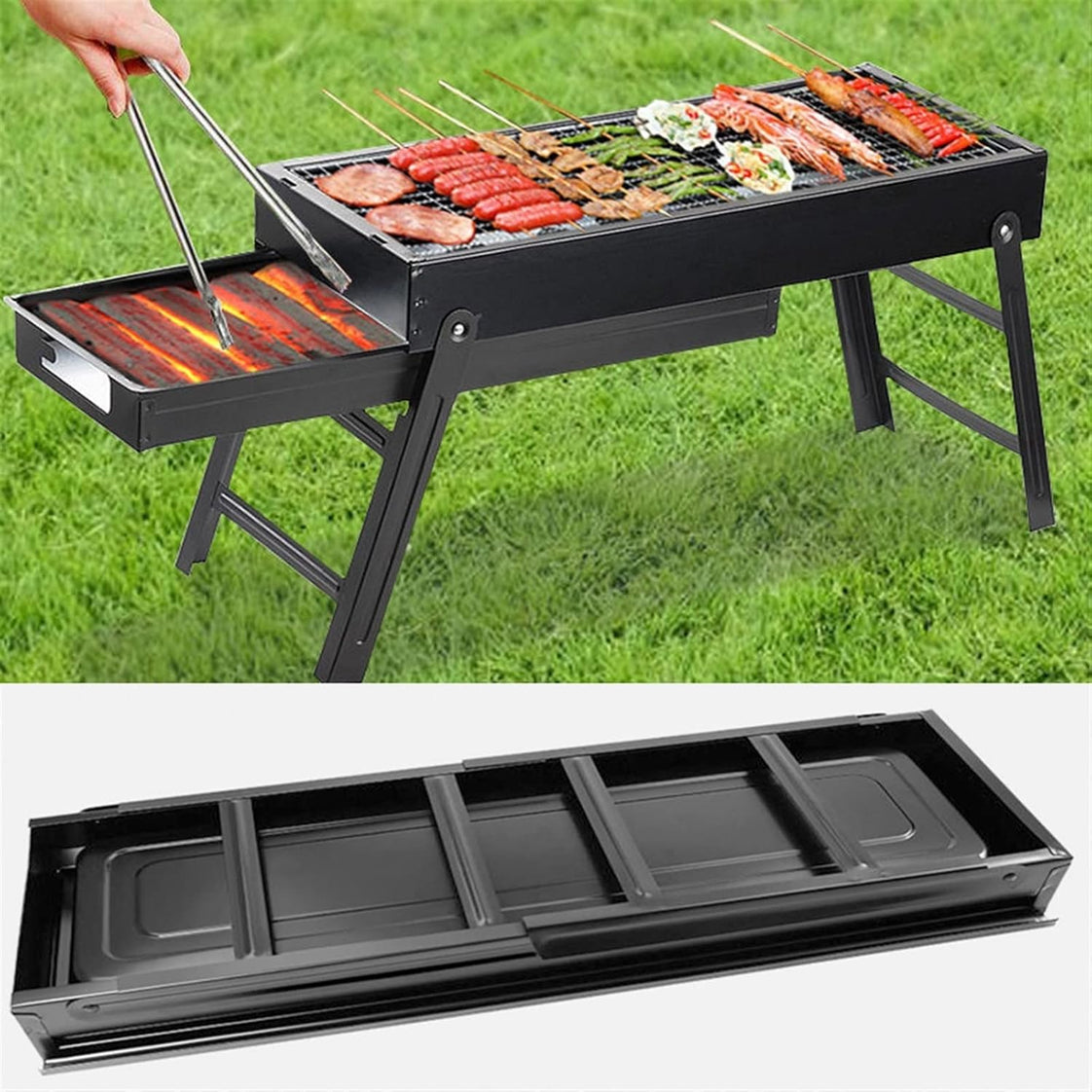 Barbecue Grill Portable Folding BBQ Stand - Califora