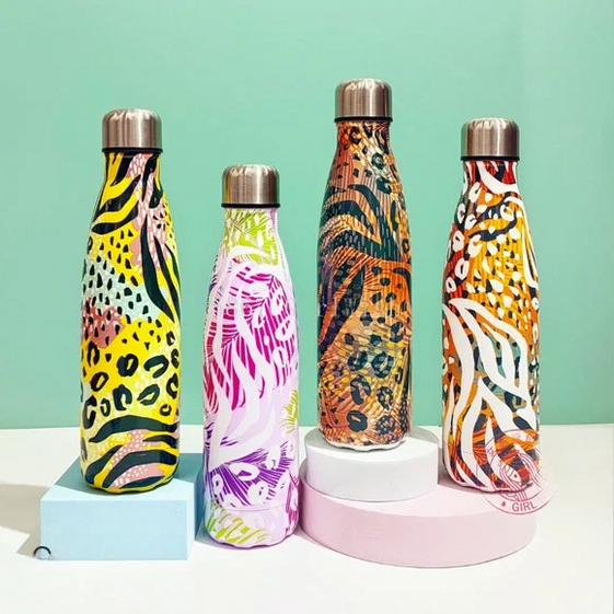 Jungle Print Stainless Steel Water Bottle 750ml - Califora