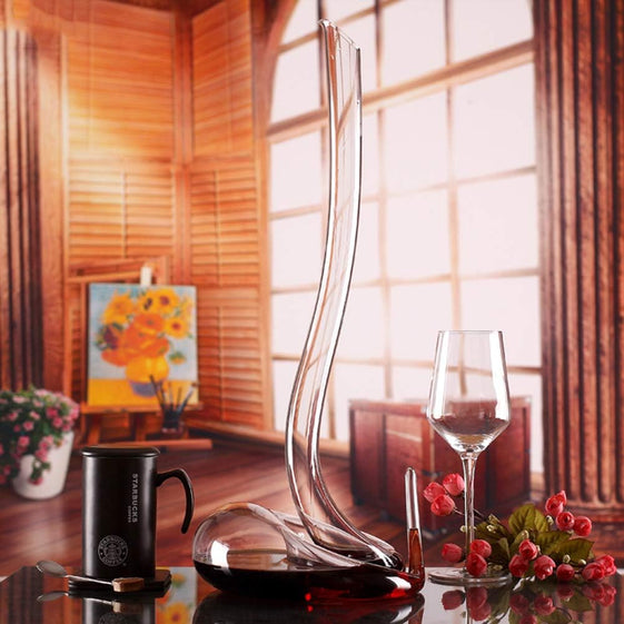 Handmade Snake Crystal Glass Decanter - Califora