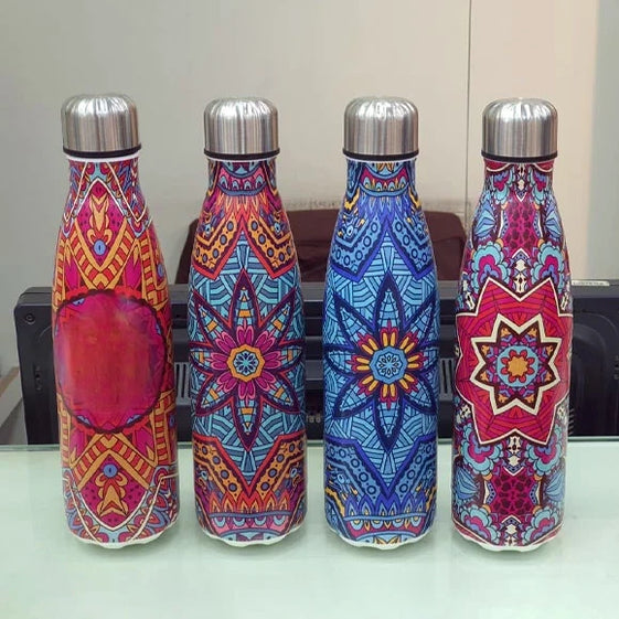 MANDALA Stainless Steel Water Bottle 750ml - Califora