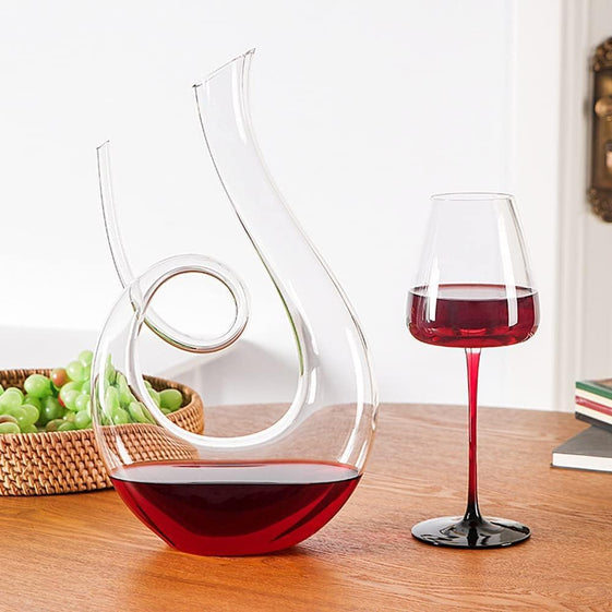 Elegant Snail Shape Wine & Juice Decanter - Califora